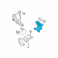 OEM Nissan Engine Mounting Insulator, Rear Diagram - 11320-9CA0C
