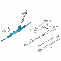 OEM Infiniti Power Steering Gear & Linkage Assembly Diagram - 49001-AM600