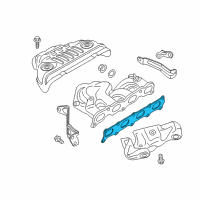 OEM Jeep Compass Gasket-Exhaust Manifold Diagram - 1555A185