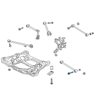 OEM Acura TL Bolt, Shock Absorber Fork (12X98) Diagram - 90121-SM4-010