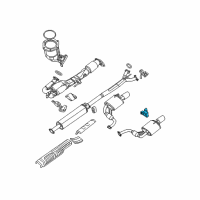 OEM Nissan Mounting-Exhaust, Rubber Diagram - 20651-JN00A