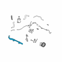 OEM Acura Cooler, Power Steering Oil Diagram - 53765-S3V-A00