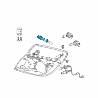 OEM Lexus Plug, Socket Diagram - 90075-60004
