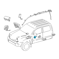 OEM Toyota Discriminating Sensor Diagram - 89178-33020