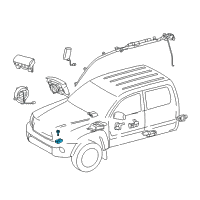 OEM Toyota Tacoma Front Sensor Diagram - 89173-09750
