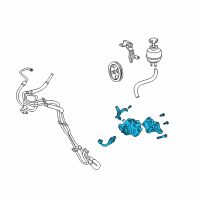 OEM Lexus Vane Pump Assembly Diagram - 44320-30570