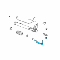 OEM Cadillac Outer Tie Rod Diagram - 19177445