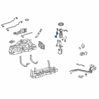 OEM 2015 Toyota 4Runner Fuel Gauge Sending Unit Diagram - 83320-60620