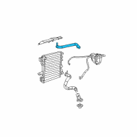 OEM Jeep Hose-Radiator Inlet Diagram - 55057204AB