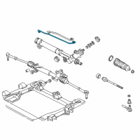 OEM Chevrolet Impala Pipe Kit, Steering Gear(Long) Diagram - 26055484