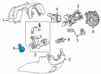 OEM Chevrolet Silverado Ignition Switch Diagram - 39179435