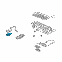 OEM Acura Cover, Front Converter (Lower) Diagram - 18181-PR7-A50