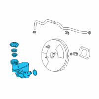 OEM Acura Master Cylinder Assembly Diagram - 46100-TP6-A12