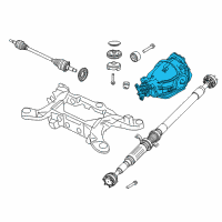 OEM Dodge Different-Rear Axle Diagram - 68159834AG