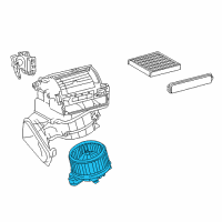 OEM Lexus Motor Sub-Assy, Blower Diagram - 87103-75021
