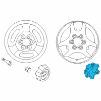 OEM Infiniti Ornament-Disc Wheel Diagram - 40342-3W700