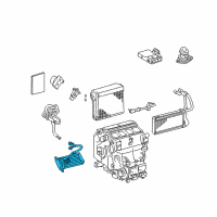 OEM Lexus Quick Heater Assembly Diagram - 87710-50020