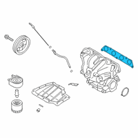 OEM Hyundai Gasket-Intake Manifold Diagram - 28411-2B600