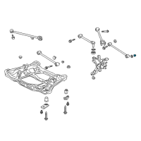 OEM Acura TL Nut, Rear Arm (10Mm) Diagram - 90216-SE0-305