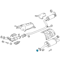 OEM Honda Gasket, Exhuast Flexible Diagram - 18229-SNE-A01
