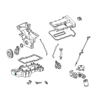 OEM Ford Oil Pan Plug Diagram - YS4Z-6730-AA