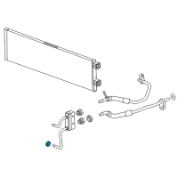 OEM Chevrolet Spark Cooler Pipe Diagram - 15052228