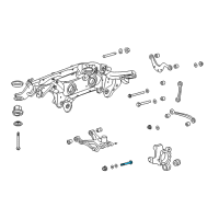 OEM Buick Enclave Lower Control Arm Bolt Diagram - 11561849