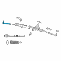 OEM 2014 Dodge Charger Tie Rod-Outer Diagram - 68156902AA