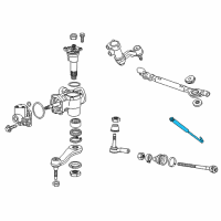 OEM Chevrolet Steering Damper Diagram - 25888044