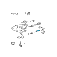 OEM Lexus RX350 Plug, Socket Diagram - 90075-60046