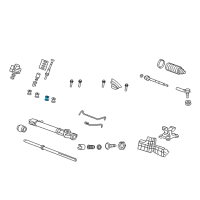 OEM Acura Bushing, Gear Box Mounting Diagram - 53685-SEP-A01