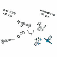 OEM Jeep Wrangler Case Kit-Differential Diagram - 68401365AA