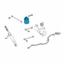 OEM Lexus Cylinder Assembly, Pneumatic Diagram - 48090-60020