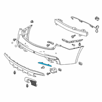 OEM Acura Rear Rear Assembly, L Diagram - 33555-TZ3-A21