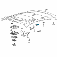 OEM Ford Focus Dome Lamp Diagram - AM5Z-13776-GF