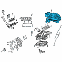 OEM Chrysler Intake Manifold Diagram - 68240667AC