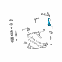 OEM Lexus Knuckle, Steering, RH Diagram - 43211-30210