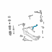 OEM Lexus GS300 Front Suspension Lower Control Arm Sub-Assembly, No.2 Right Diagram - 48660-30281