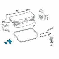 OEM Motor Assembly, Luggage Diagram - 85790-33020