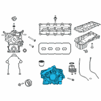 OEM Chrysler Pump-Engine Oil Diagram - 5038398AE