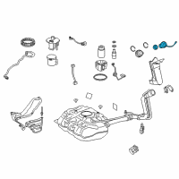OEM Lexus GS350 Fuel Tank Cap Assembly Diagram - 77300-53020