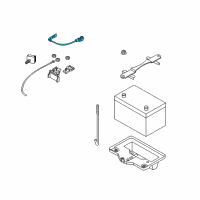 OEM Nissan 350Z Cable Assy-Battery Earth Diagram - 24080-AM600