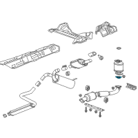 OEM Chevrolet Impala Converter Gasket Diagram - 13293994