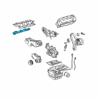 OEM Lexus Gasket, Intake Manifold To Head, NO.1 Diagram - 17177-20020