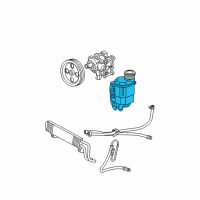 OEM Chrysler Reservoir-Power Steering Pump Diagram - 5073241AB