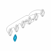 OEM Chrysler Gasket-Exhaust Manifold Diagram - 5045496AA