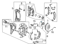 OEM GMC Wheel Stud Diagram - 9599477