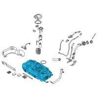 OEM Kia Fuel Tank Assembly Diagram - 31150G2500