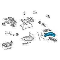 OEM Lexus RC350 Pan Sub-Assembly, Oil, N Diagram - 12101-31241
