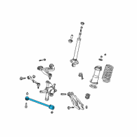 OEM Lexus Rear Suspension Control Arm Assembly, No.1 Diagram - 48710-53010